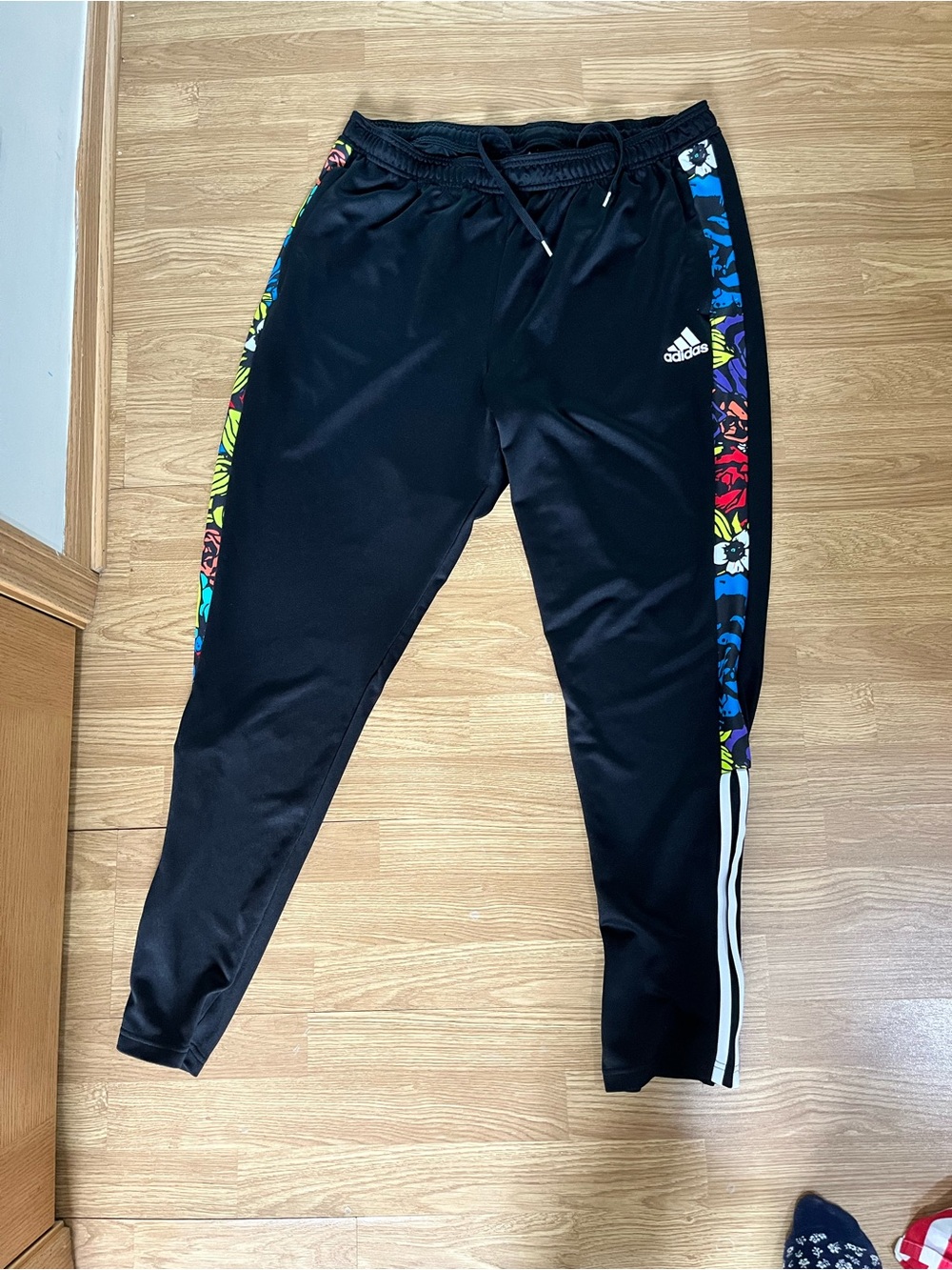 MENS ADIDAS TIRO FLOWER TRACK PANTS - Picture 2 of 11